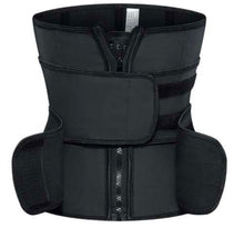 Load image into Gallery viewer, Double strap latex waist trainer
